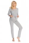 Piżama Damska Ciążowa Model 0181 Grey - PeeKaBoo