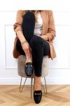MOKASYNY DAMSKIE CZARNE JL76 BLACK - Inello