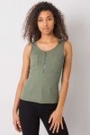 Koszulka Top MOdel DHJ-TP-13287.36P Khaki - Italy Moda