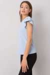 Bluzka Model RV-BZ-6724.69 Light Blue - Rue Paris