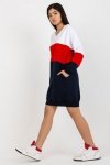 Sukienka Model RV-SK-8382.14X White/Navy - Rue Paris