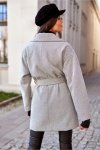 Płaszcz Damski Model CZB PLA0027 Grey - Roco Fashion
