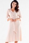 Sukienka Model A522 Beige - awama