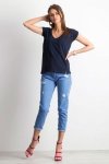 T-shirt Damski Model RV-TS-4839.10P Navy - BFG