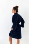 Szlafrok Damski Model Navy Blue Navy - Sensis