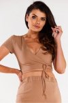 Bluzka Model M306 Beige - Infinite You