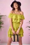 Sukienka Model LIM SUK0291 Limonka - Roco Fashion