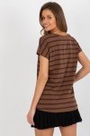 T-shirt Damski Model RV-TS-8567.56 Brown - BFG