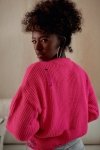 Sweter Damski Model 222220 Neon Pink - Fasardi