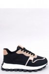 Sneakersy na wysokiej podeszwie BOIS BLACK - Inello