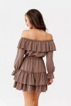 Sukienka Model Almeria JBR SUK0297 Light Brown - Roco Fashion