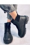 Botki traperki damskie ATOMIC BLACK - Inello