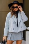 Kurtka Damska Model DPMC24 Grey - Miss City Official