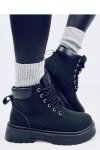 Traperki damskie timberki KELLERS BLACK - Inello