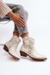 Botki Model Zazoo 2870/004 Silver - Step in style