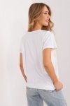 Bluzka Model RV-BZ-9628.26X White/Pink - Rue Paris