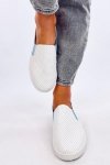 Tenisówki slip-on JOUSSE WHITE/BLUE - Inello