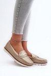 Mokasyny Model Nestalia 834281 Gold - Step in style