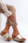 Sandał Klapki Model Zazoo 40289 Gold - Step in style