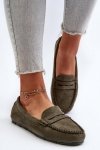 Mokasyny Model Glimris 24PB02-7673 Dark Green - Step in style