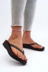 Sandał Japonki Model 83386 Ipanema Mesh Chic Plat Fem Black - Step in style