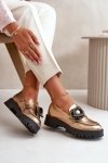 Mokasyny Model CheBello 4520 Gold - Step in style
