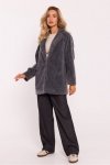 Płaszcz Damski Model MOE808 Grey - Moe