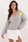 Sweter Damski Model MI-SW-2108.92 Grey - Italy Moda