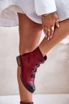Botki Model Evalith ASA62-30 Bordo - Step in style