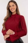 Bluzka Model MI-BZ-M6031.08P Bordo - Italy Moda