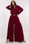 Spodnie Damskie Model DHJ-SP-19963.47 Bordo - Italy Moda