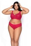 Biustonosz push up Biustonosz Usztywniany Model Carmela Big M-053/22 Rubin - Mat