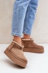 Śniegowce Model Heslania HY877-2 Brown - Step in style