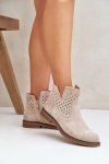 Botki Model Elivaya A2905-8 Light Beige - Step in style