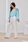 Bluzka Model Evelyn MIE BLU0194 Mint - Roco Fashion