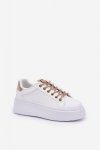 Buty Sportowe Model Fonetha NB751 White/Gold - Step in style