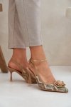 Szpilki Model Lanithra LE126P Brown - Step in style