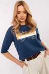 Bluzka Model CLM-BZ-0013.71 Dark Blue - Factory Price