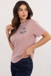 Tshirt Damski Model D12022AC02645F Dark Pink - Sublevel