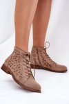 Botki Model S.Barski HY51-185 Beige - Step in style