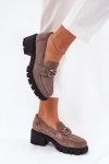 Półbuty Model Vinceza 39921 Dark Beige - Step in style