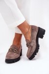 Półbuty Model Vinceza 39921 Dark Beige - Step in style