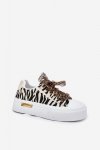 Trampki Model Zidora PC2806 Beige/Zebra - Step in style