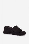 Sandał Klapki Model Afisal 1763 Black - Step in style