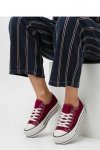Damskie Trampki VELTRO WINE ? Klasyczne Buty na Platformie - Inello