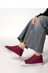 Damskie Trampki LIVIO WINE RED - Inello