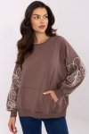 Bluza Damska Model RV-BL-9972.10X Dark Brown - Relevance