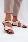 Sandały Model Zazoo 3014 Złoty Przecierany - Step in style