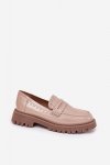 Mokasyny Model Nallae W-28 Beige - Step in style