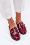 Mokasyny Model Mollan W-25 Bordo - Step in style